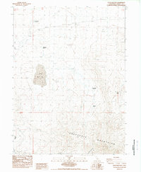 Little Mud Flat 1988 topographic map thumbnail