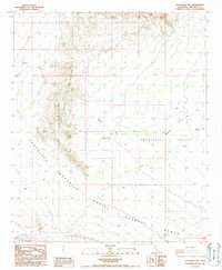 Little Mule Mountains 1988 topographic map thumbnail