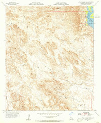 Little Picacho Peak 1954 topographic map thumbnail
