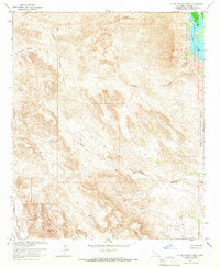 Little Picacho Peak 1965 topographic map thumbnail