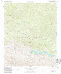 Little Pine Mountain 1964 topographic map thumbnail