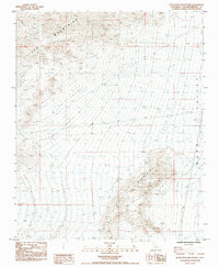 Little Piute Mountains 1985 topographic map thumbnail