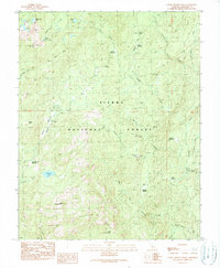 Little Shuteye Peak 1990 topographic map thumbnail