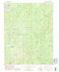 Little Shuteye Peak 1990 topographic map thumbnail