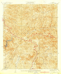 Little Tujunga 1939 topographic map thumbnail