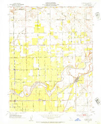 Lockeford 1953 topographic map thumbnail