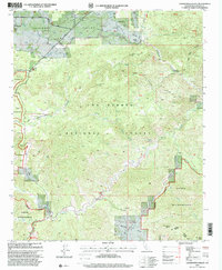 Lockwood Valley 1995 topographic map thumbnail