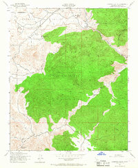 Lockwood Valley 1943 topographic map preview