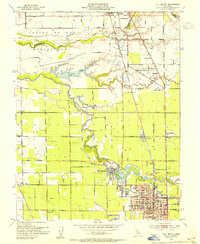 Lodi North 1953 topographic map thumbnail