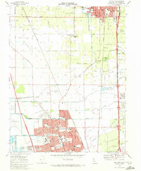 Lodi South 1968 topographic map thumbnail