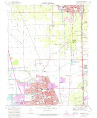 Lodi South 1968 topographic map thumbnail