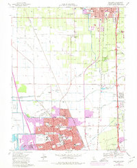 Lodi South 1968 topographic map thumbnail