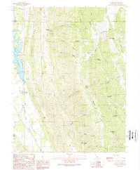 Lodoga 1989 topographic map thumbnail