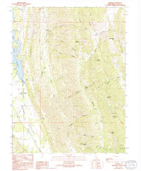 Lodoga 1989 topographic map thumbnail