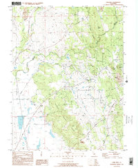 Loma Rica 1995 topographic map thumbnail