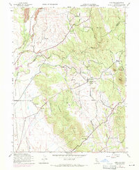 Loma Rica 1947 topographic map thumbnail