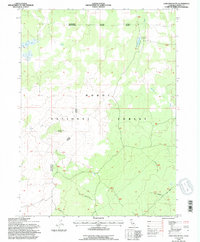 Lone Pine Butte 1993 topographic map thumbnail