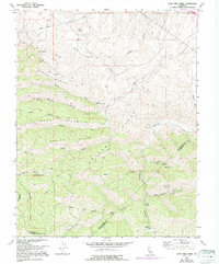 Lone Tree Creek 1955 topographic map thumbnail