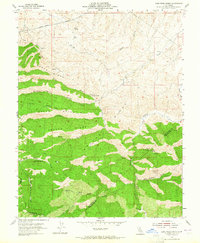 Lone Tree Creek 1955 topographic map thumbnail