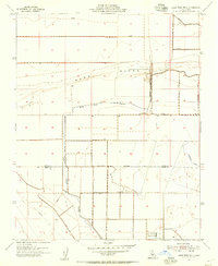 Lone Tree Well 1954 topographic map thumbnail