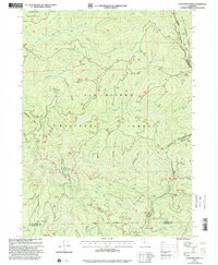 Lonesome Ridge 1997 topographic map thumbnail