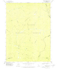 Lonesome Ridge 1974 topographic map thumbnail