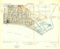 Long Beach 1925 topographic map thumbnail