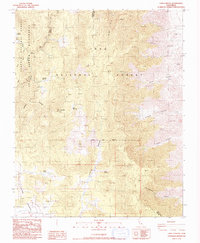 Long Canyon 1987 topographic map thumbnail