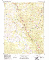 Longvale 1966 topographic map thumbnail
