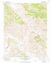 Lonoak 1969 topographic map thumbnail