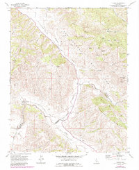 Lonoak 1969 topographic map thumbnail
