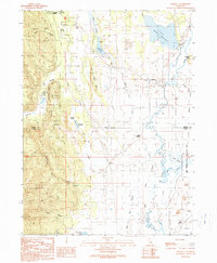 Lookout 1990 topographic map thumbnail