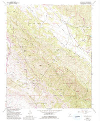 Lopez Mountain 1965 topographic map thumbnail