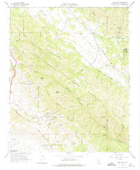 Lopez Mountain 1965 topographic map thumbnail