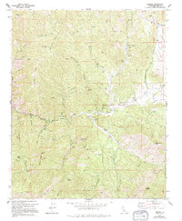 Loraine 1972 topographic map thumbnail