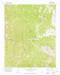 Loraine 1972 topographic map thumbnail