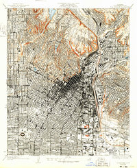 Los Angeles 1928 topographic map thumbnail