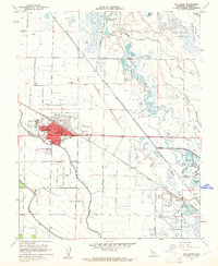 Los Banos 1960 topographic map thumbnail