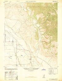 Los Coches Mtn topographic map thumbnail