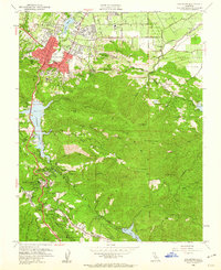 Los Gatos 1953 topographic map thumbnail