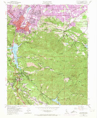 Los Gatos 1953 topographic map thumbnail