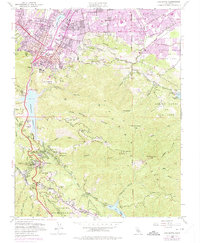 Los Gatos 1953 topographic map thumbnail