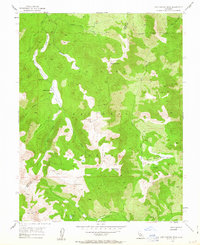 Lost Cannon Peak 1954 topographic map thumbnail