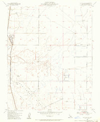 Lost Hills NE 1954 topographic map thumbnail