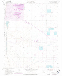 Lost Hills NE 1954 topographic map thumbnail