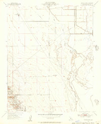 Lost Hills NW 1954 topographic map thumbnail