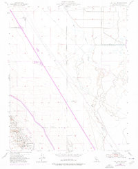 Lost Hills NW 1954 topographic map thumbnail