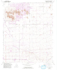 Lovejoy Buttes 1957 topographic map thumbnail