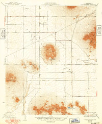 Lovejoy Springs 1933 topographic map thumbnail