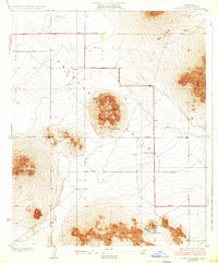 Lovejoy Springs 1933 topographic map thumbnail